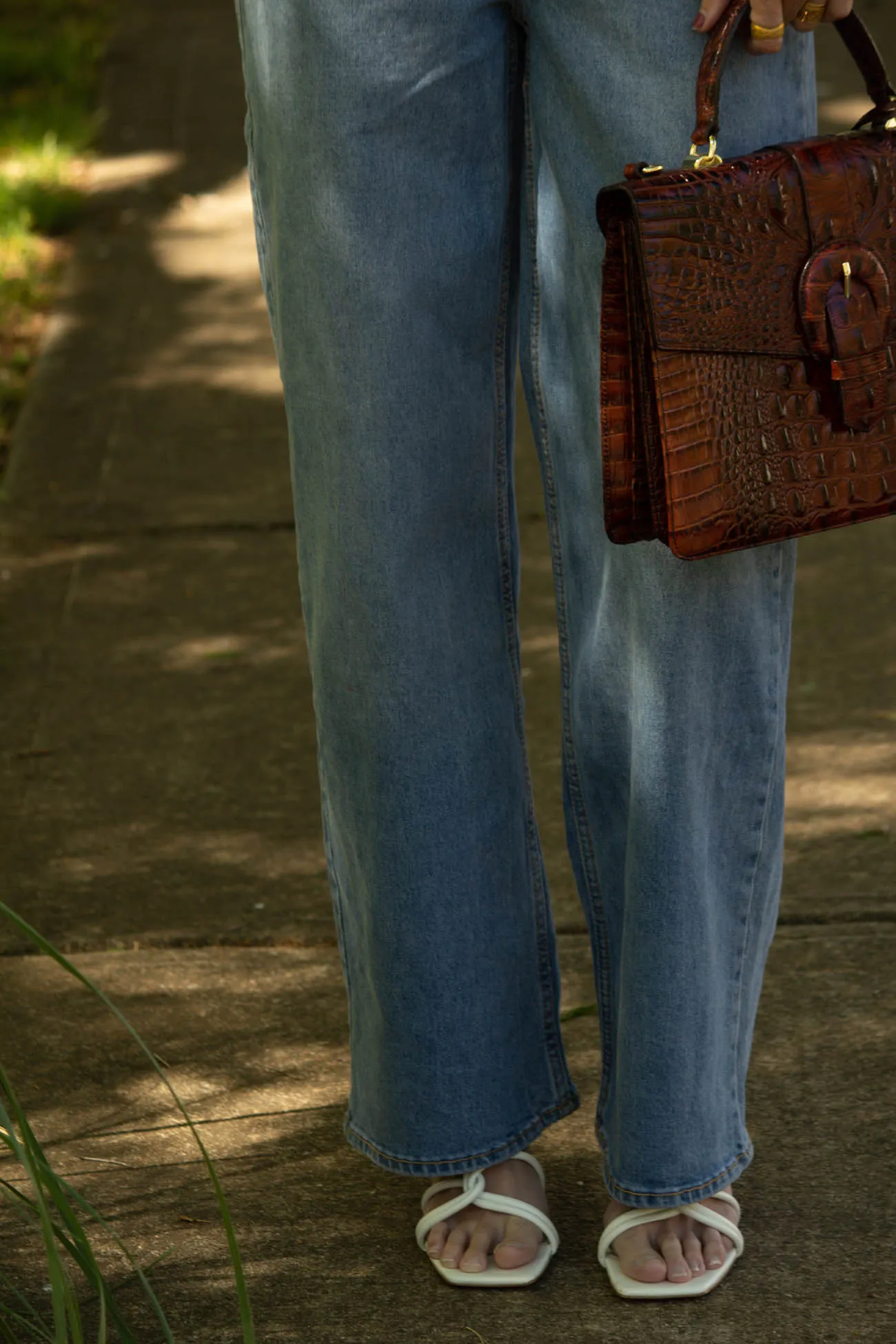 Fashion detail showing color, fabric, and styling texture